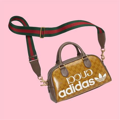 gucci adidas mini duffle bag|Gucci duffle bag for women.